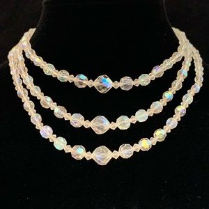 Cut Crystal with Silver Tone